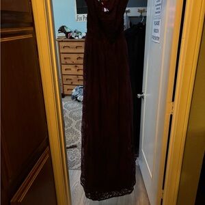 Purple Lace Prom dress